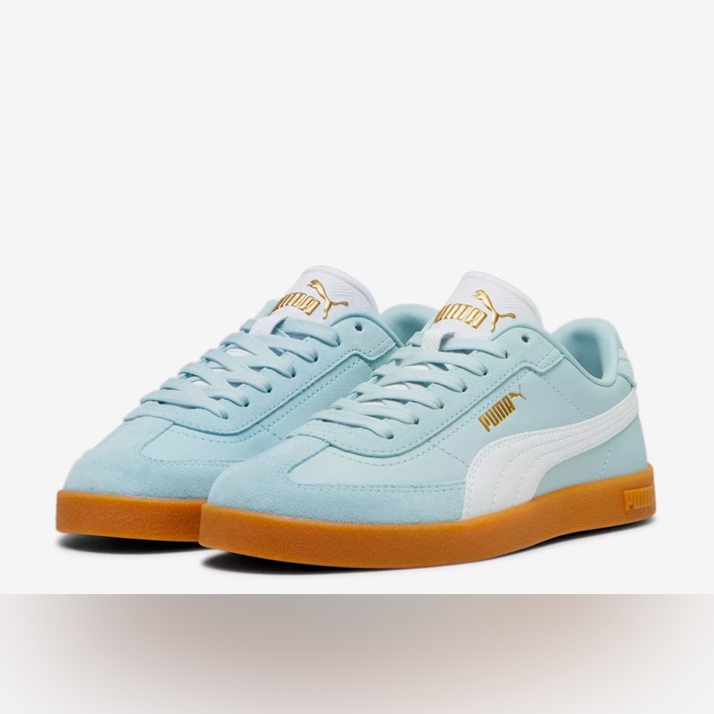 Puma club Era II Sneaker light blue white womens 9.5